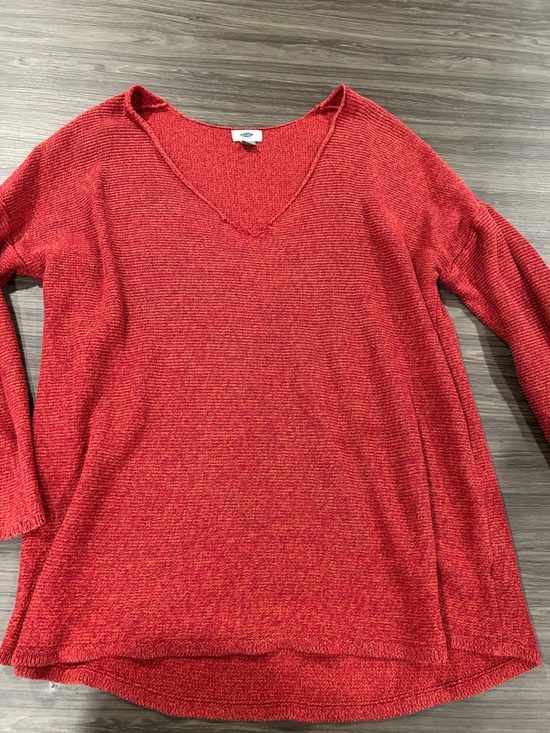 Old Navy Sweaters - Old Navy Red-Orange Marled Knit Sweater